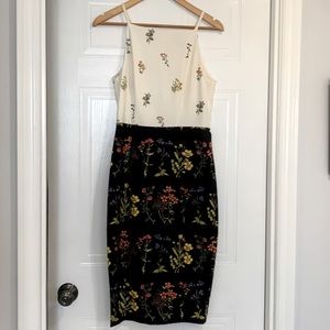 H&M dress Floral . 41.5inch length